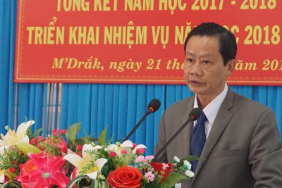 Huyện M’ Đrắk tổng kết năm học  2017 – 2018 và triển khai nhiệm vụ năm học 2018 – 2019