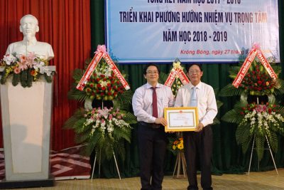 Phòng Giáo dục và Đào tạo Krông Bông tổng kết năm học 2017 – 2018 và triển khai nhiệm vụ 2018 – 2019