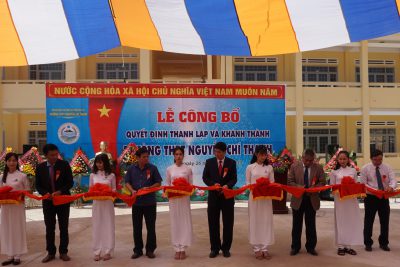 Công bố Quyết định thành lập và khánh thành trường THPT Nguyễn Chí Thanh