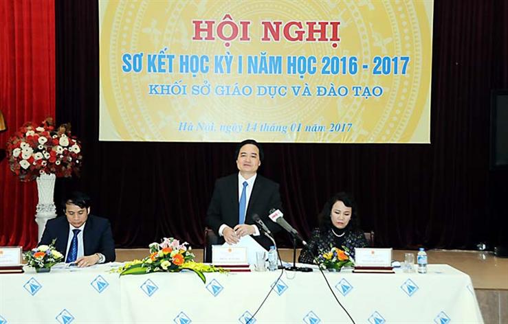 Hội nghị sơ kết học kỳ I năm học 2016 – 2017