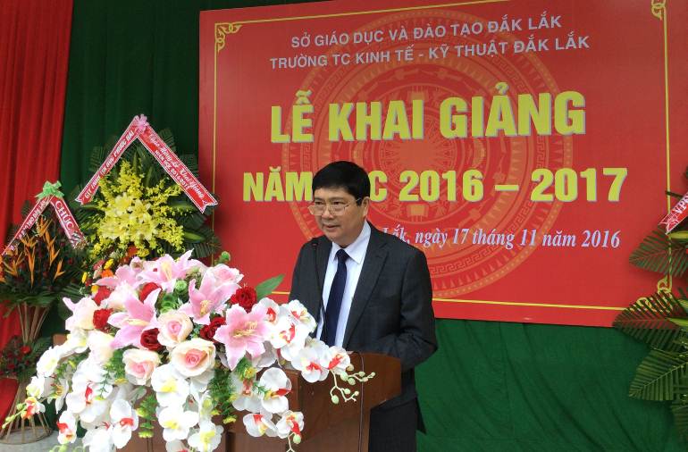 Trường TC Kinh tế – Kỹ thuật khai giảng năm học 2016-2017