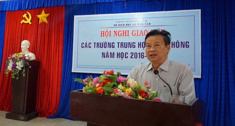 Hội nghị giao ban các trường Trung học phổ thông năm học 2016-2017