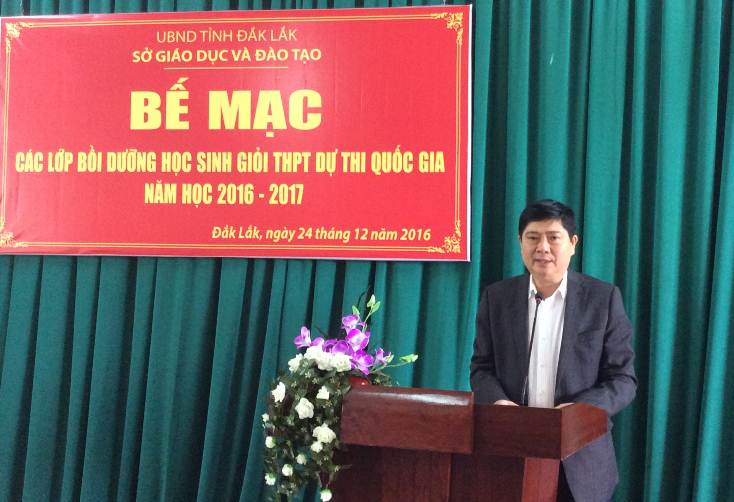 Bế mạc các lớp bồi dưỡng học sinh giỏi THPT dự thi Quốc gia năm học 2016-2017