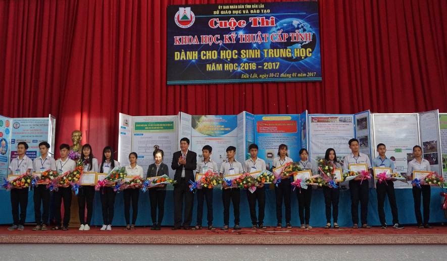 Tổng kết Cuộc thi Khoa học Kỹ thuật dành cho học sinh trung học tỉnh Đắk Lắk năm học 2016-2017