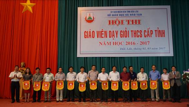 Tổng kết Hội thi giáo viên dạy giỏi cấp THCS tỉnh Đắk Lắk năm học 2016 – 2017