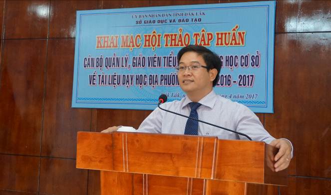 Hội thảo tập huấn về tài liệu dạy học địa phương tỉnh Đắk Lắk