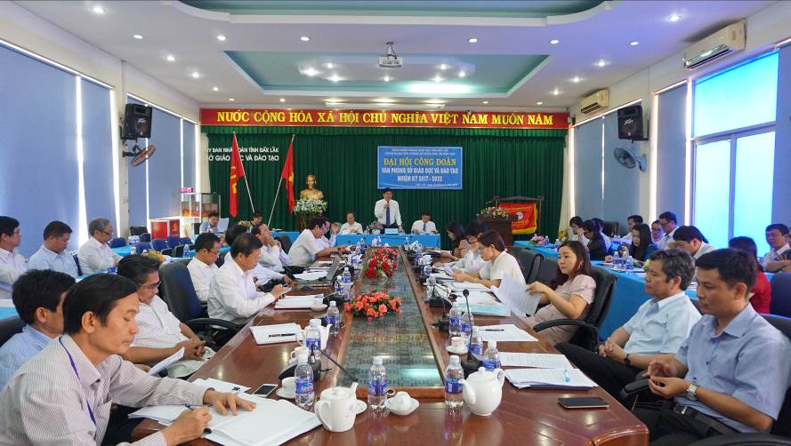 Đại hội Công đoàn cơ quan Văn phòng Sở Giáo dục và Đào tạo nhiệm kỳ 2017-2022