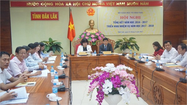 Hội nghị trực tuyến tổng kết năm học 2016-2017 và triển khai nhiệm vụ năm học mới