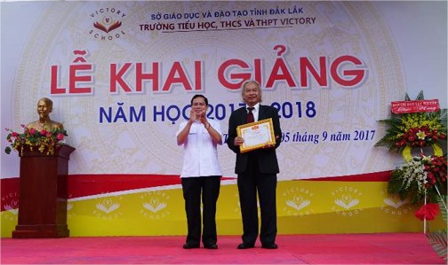 Trường Tiểu học, THCS và THPT Victory khai giảng năm học 2017-2018