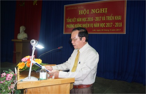 Phòng GDĐT Lắk tổ chức Hội nghị tổng kết năm học 2016-2017 và triển khai phương hướng, nhiệm vụ năm học 2017-2018