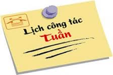 Lịch công tác tuần: Từ ngày 25/12/2017 đến ngày 31/12/2017