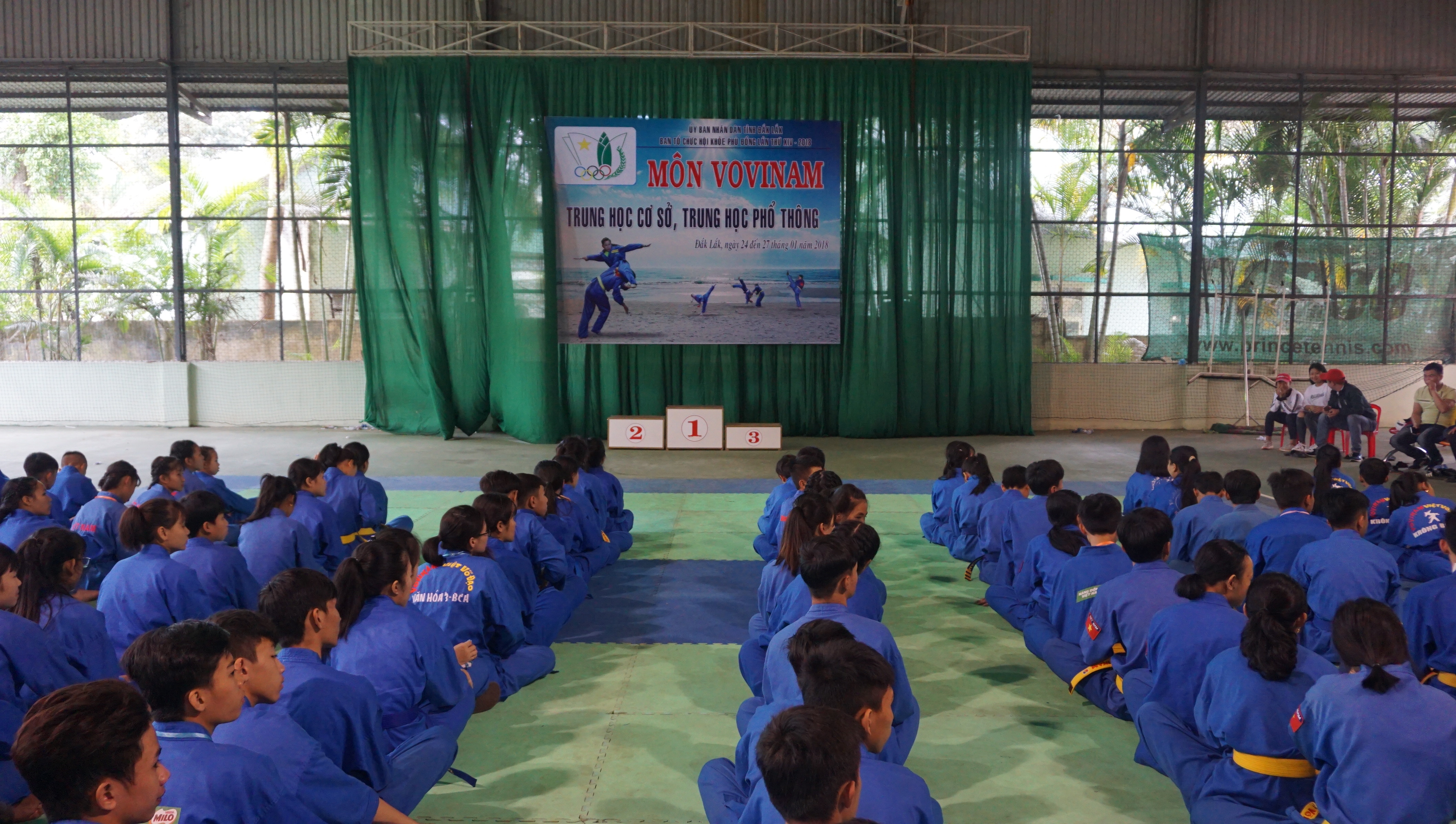 Trao giải Môn VOVINAM THCS và THPT (HKPĐ lần thứ XIV năm 2018, giai đoạn I)