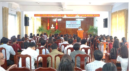 Khai mạc lớp Tập huấn Tăng cường tiếng Việt cho học sinh Tiểu học người dân tộc thiểu số lớp 1, 2, 3