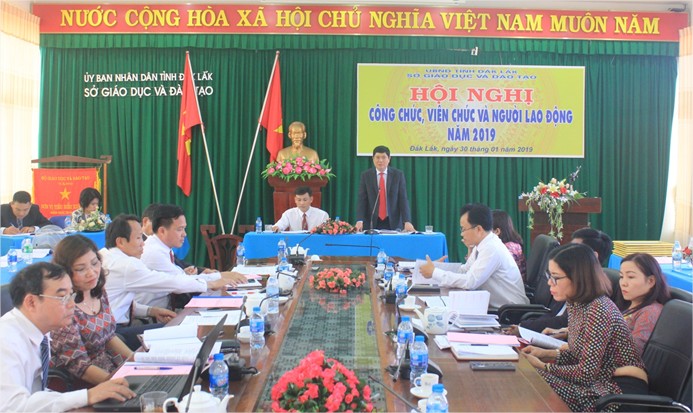 Hội nghị cán bộ, công chức, viên chức và người lao động Sở GDĐT năm 2019   