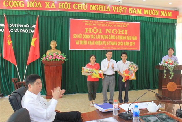 Hội nghị sơ kết công tác xây dựng Đảng 6 tháng đầu năm và triển khai phương hướng, nhiệm vụ trọng tâm 6 tháng cuối năm 2019