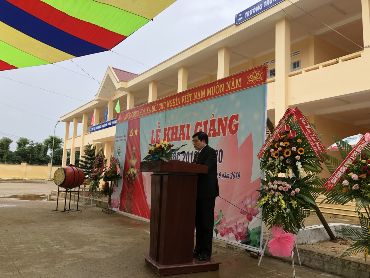 Trường THPT Nguyễn Chí Thanh  khai giảng năm học 2019-2020