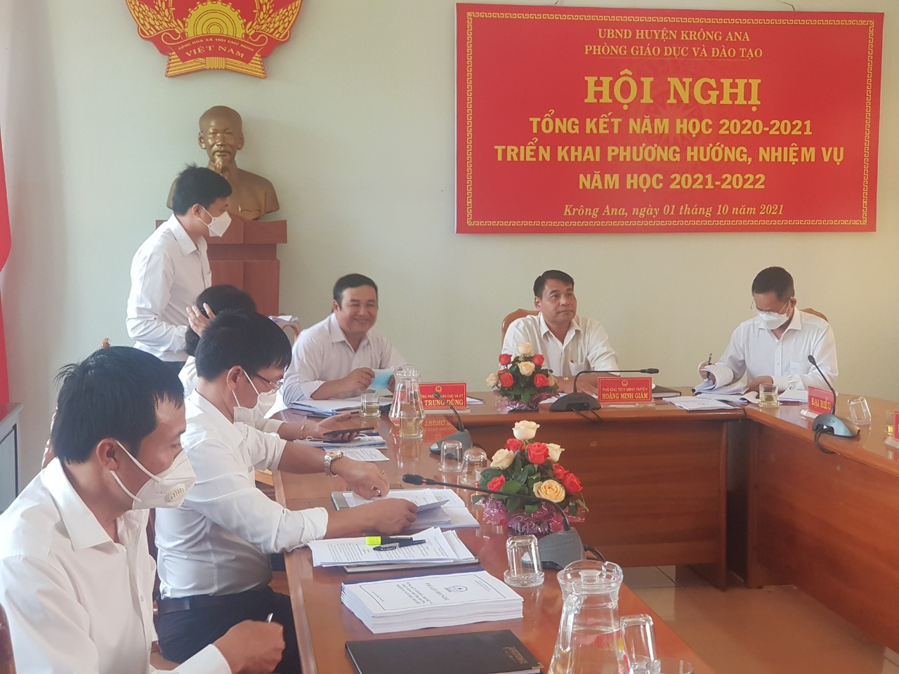 Phòng Giáo dục và Đào tạo huyện Krông Ana tổ chức Hội nghị tổng kết năm học 2020-2021, triển khai nhiệm vụ năm học 2021 – 2022.