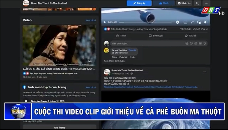 Cuộc thi video clip giới thiệu về Cà phê Buôn Ma Thuột