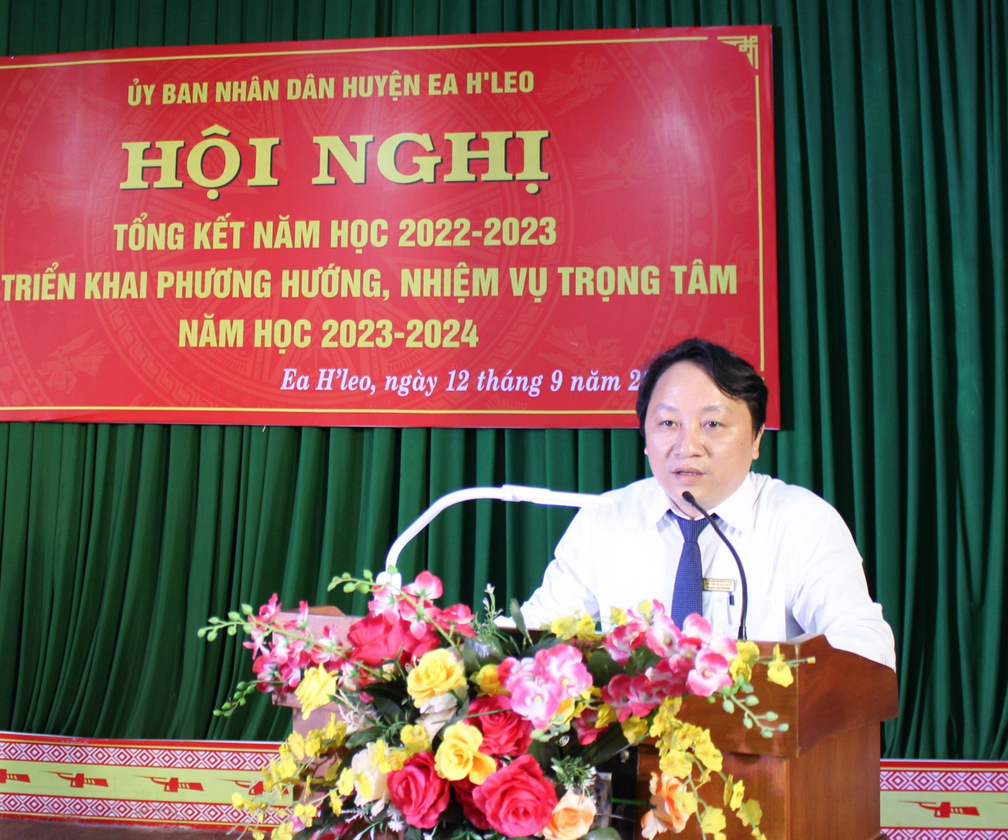 Hội nghị tổng kết năm học 2022-2023 và triển khai nhiệm vụ năm học 2023 – 2024 của ngành Giáo dục và Đào tạo huyện Ea H’Leo