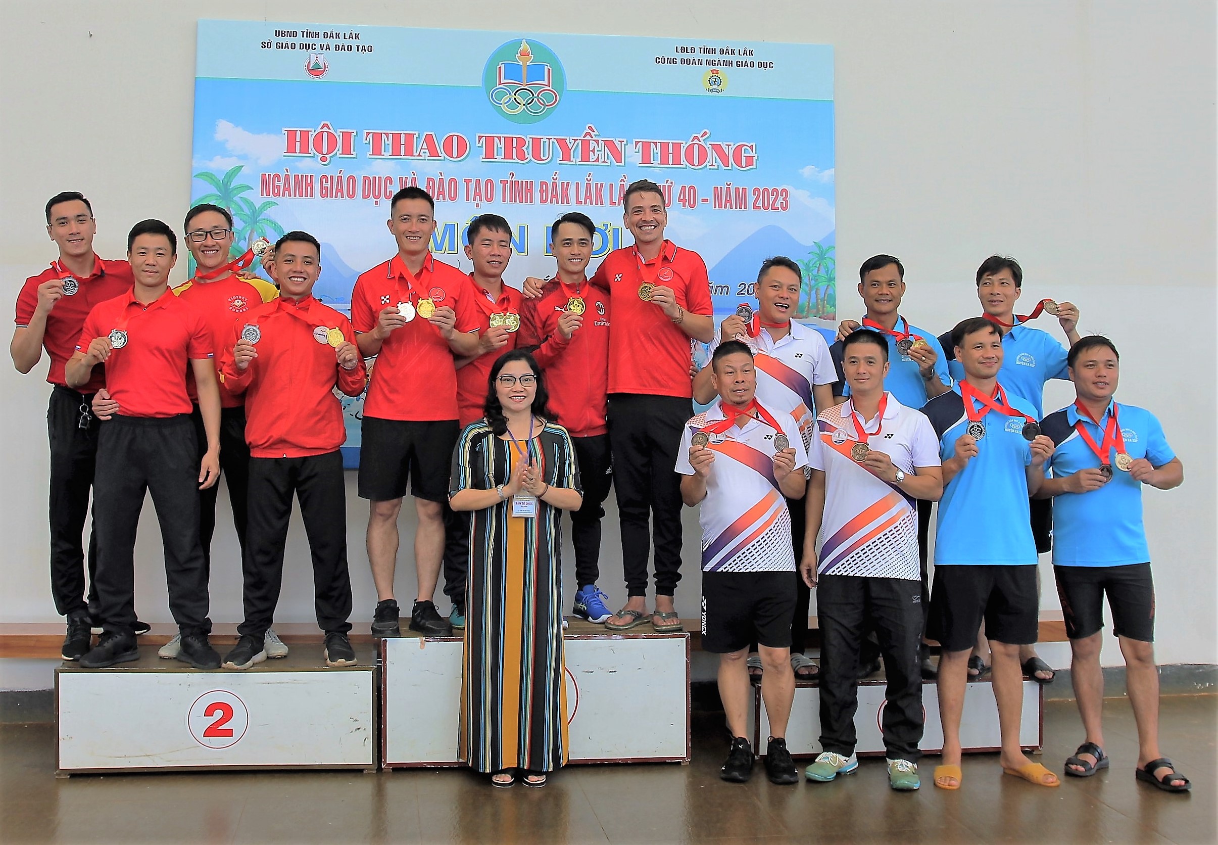 Sôi nổi Hội thao truyền thống ngành Giáo dục Đắk Lắk lần thứ 40 năm 2023