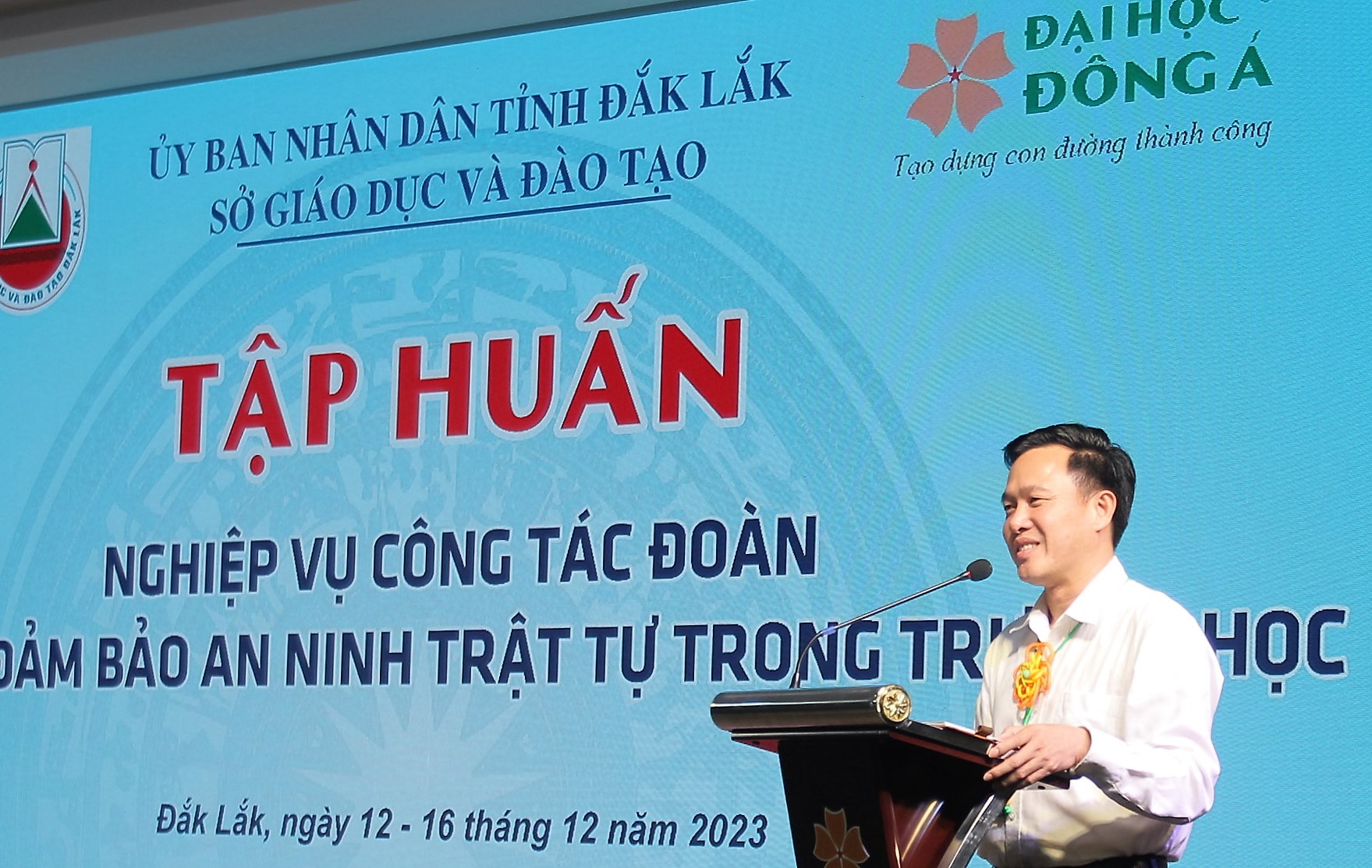 Bế mạc Lớp tập huấn nghiệp vụ công tác Đoàn – Đội năm 2023