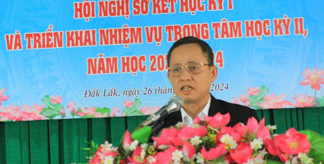 Hội nghị sơ kết học kỳ I, triển khai nhiệm vụ trọng tâm học kỳ II năm học 2023 – 2024