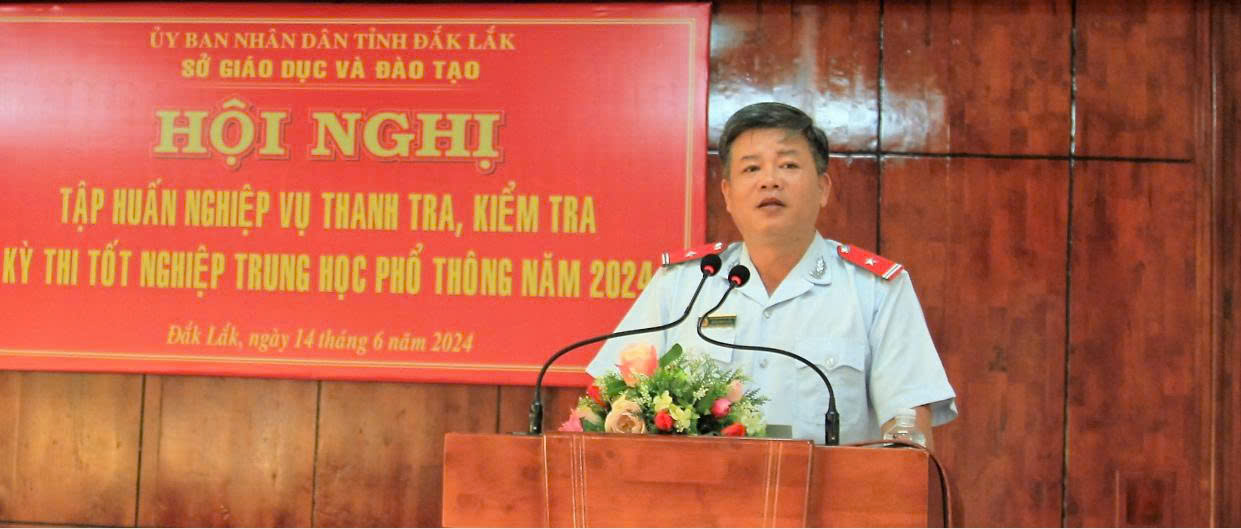 Tăng cường công tác thanh tra, kiểm tra góp phần tổ chức Kỳ thi tốt nghiệp THPT năm 2024 an toàn, đúng Quy chế