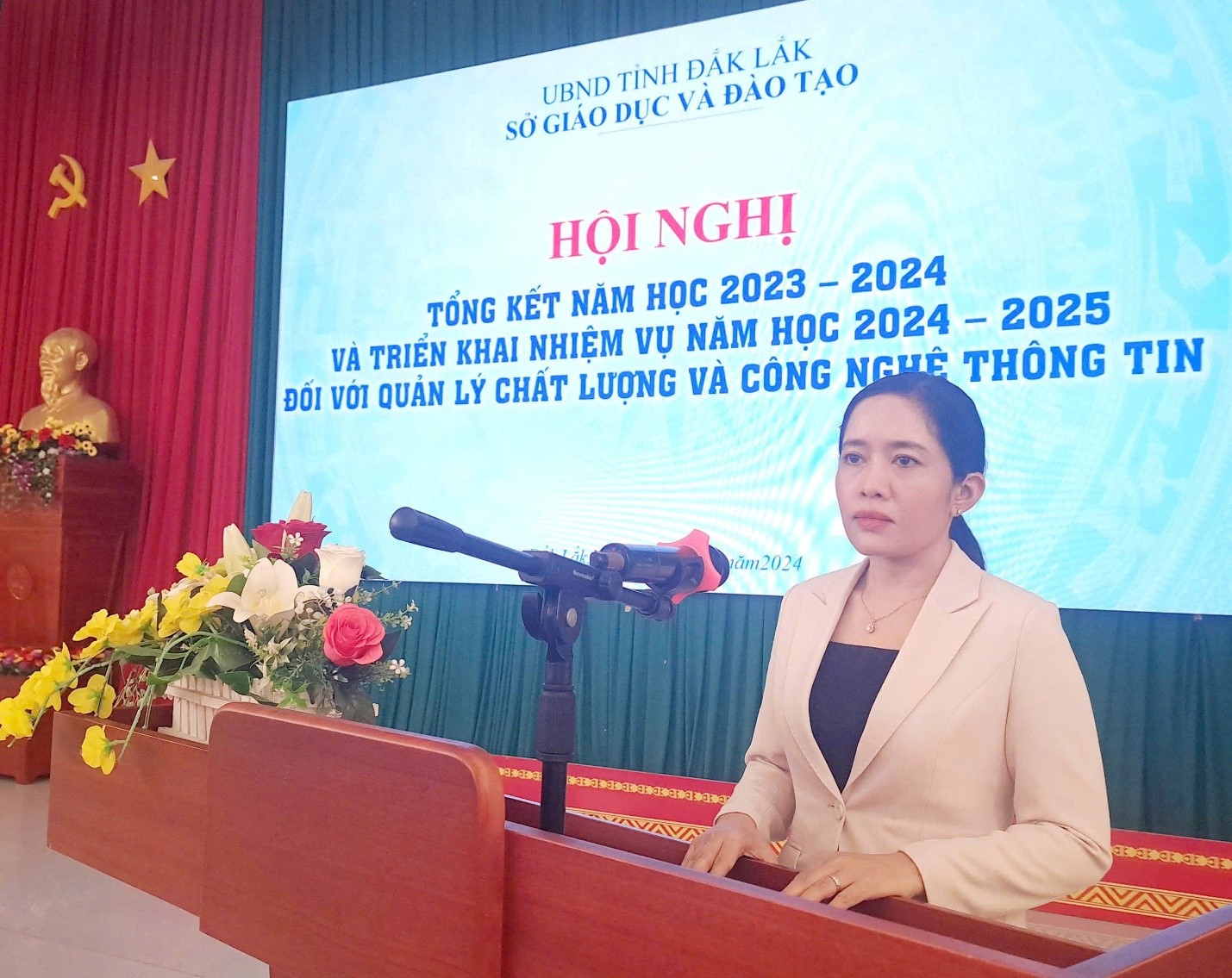 TRIỂN KHAI NHIỆM VỤ QUẢN LÝ CHẤT LƯỢNG  VÀ CÔNG NGHỆ THÔNG TIN NĂM HỌC 2024-2025