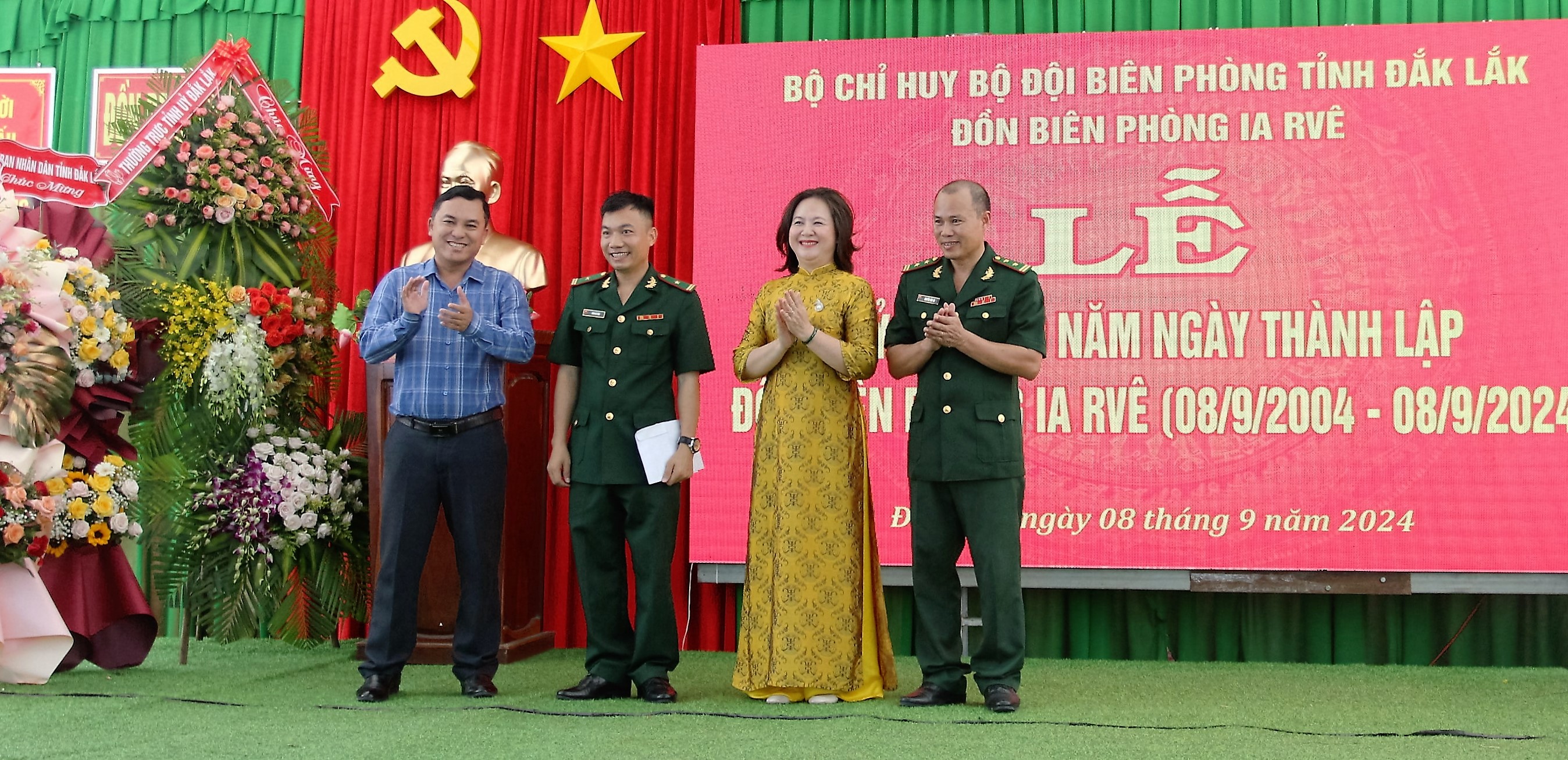 Kỷ niệm 20 năm ngày thành lập Đồn Biên phòng Ia Rvê