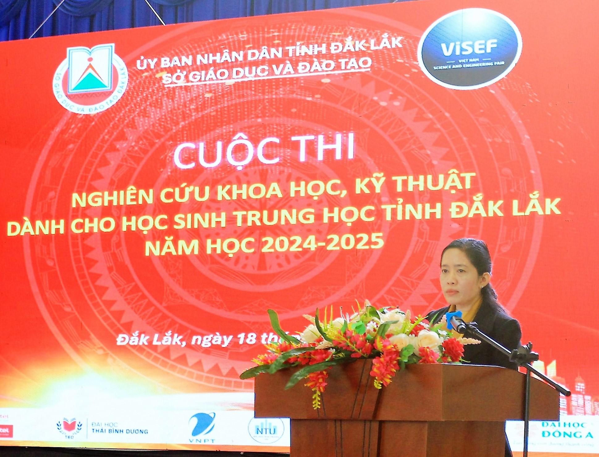 Khai mạc Cuộc thi nghiên cứu Khoa học, Kỹ thuật dành cho học sinh trung học tỉnh Đắk Lắk, năm học 2024-2025