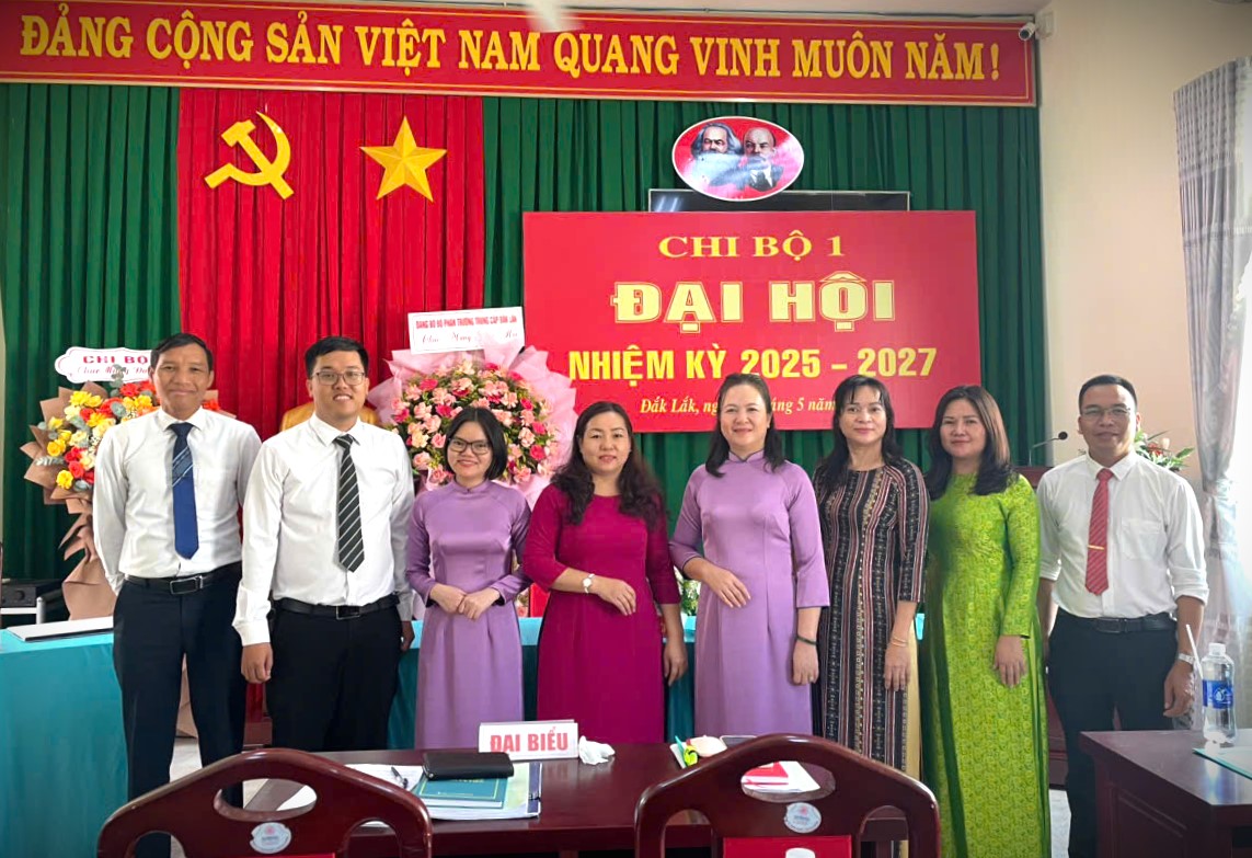 Đại hội Chi bộ 1, nhiệm kỳ 2025-2027 thành công tốt đẹp