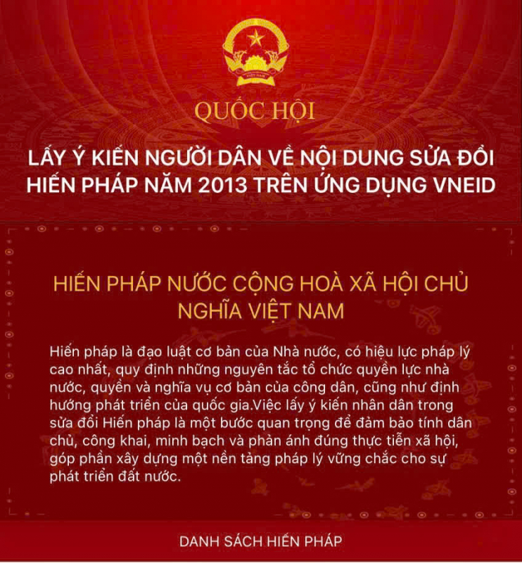 Lấy ý kiến Nhân dân, các ngành, các cấp về dự thảo Nghị quyết sửa đổi, bổ sung một số điều của Hiến pháp năm 2013