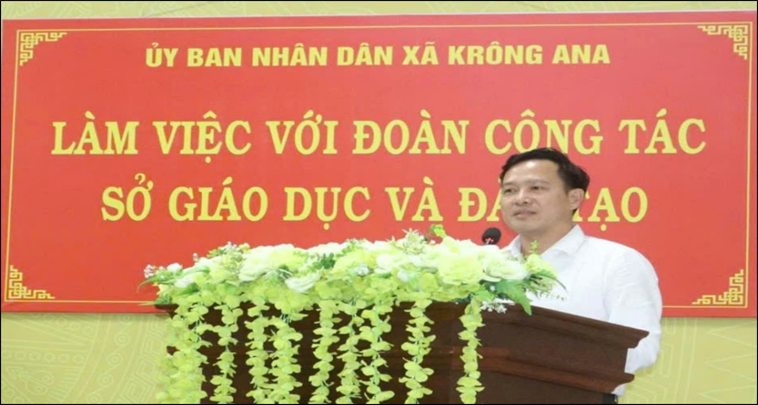 Tăng cường kiểm tra hoạt động hè 2025 tại các cơ sở giáo dục xã Krông Ana