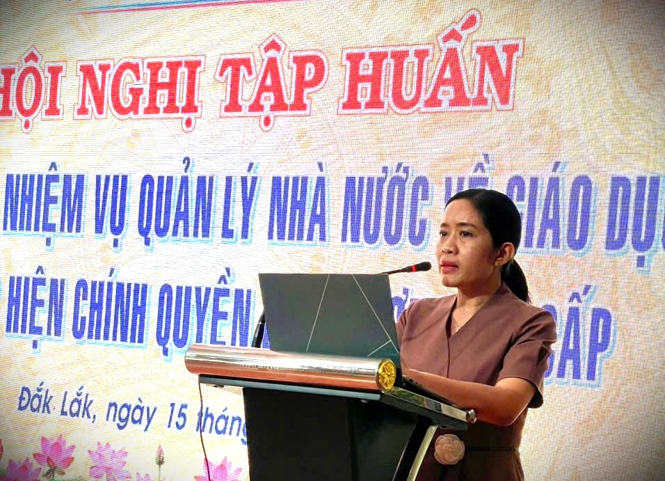 Tập huấn triển khai nhiệm vụ quản lý nhà nước về giáo dục  khi thực hiện chính quyền địa phương hai cấp
