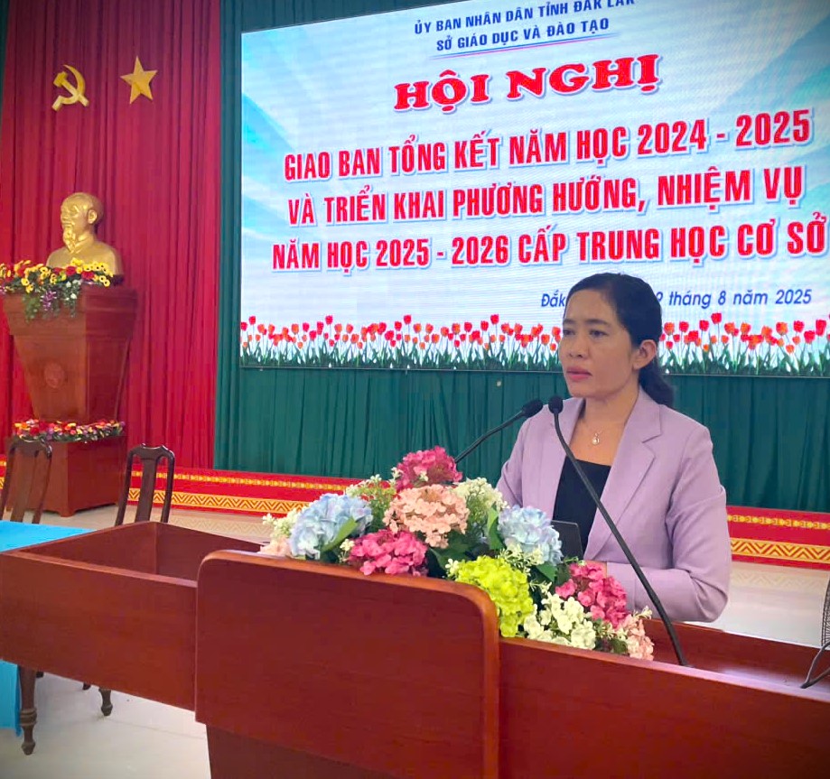 Ngành giáo dục và đào tạo Đắk Lắk đề ra phương hướng, nhiệm vụ trọng tâm năm học 2025-2026, cấp trung học cơ sở